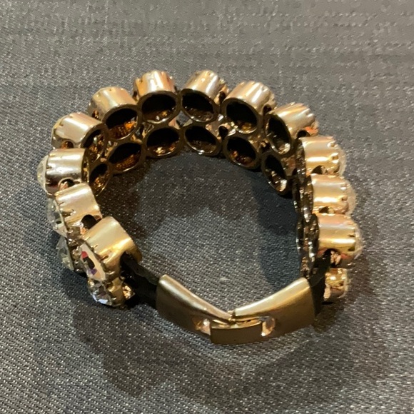 Women’s rhinestone leather bracelet - Gem - Picture 10 of 12